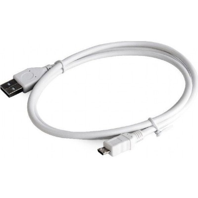 Cablu de date/Incarcare micro USB 3m Alb foto