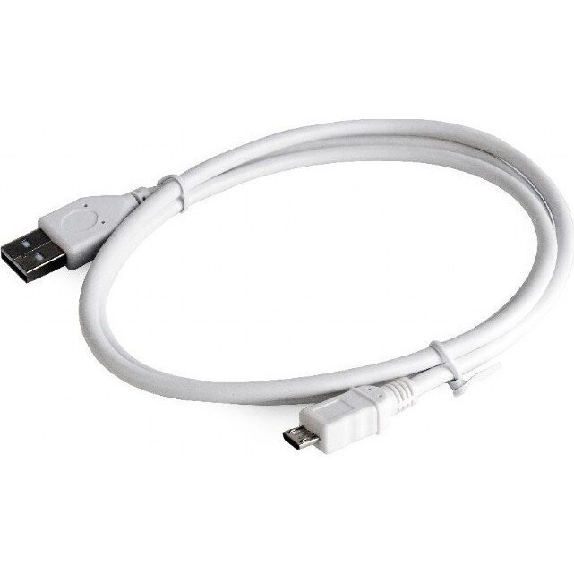 Cablu de date/Incarcare micro USB 3m Alb