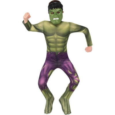Costum Hulk pentru baieti - Marvel Avengers 9-10 ani 152 cm foto