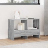 vidaXL Raft pentru reviste Gri Sonoma 68,5 x 30 x 45 cm 890989