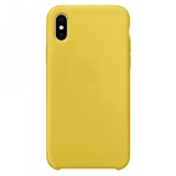 Husa TPU OEM Pure Silicone pentru Apple iPhone 12 Pro Max, Galbena