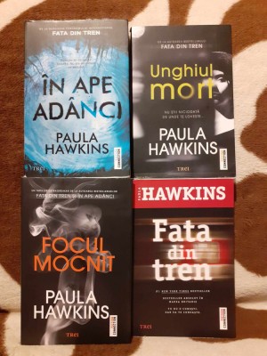 FATA DIN TREN/IN APE ADANCI/FOCUL MOCNIT/UNGHIUL MORT-PAULA HAWKINS (4 VOL) foto