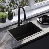 Chiuvetă inox Liam Black