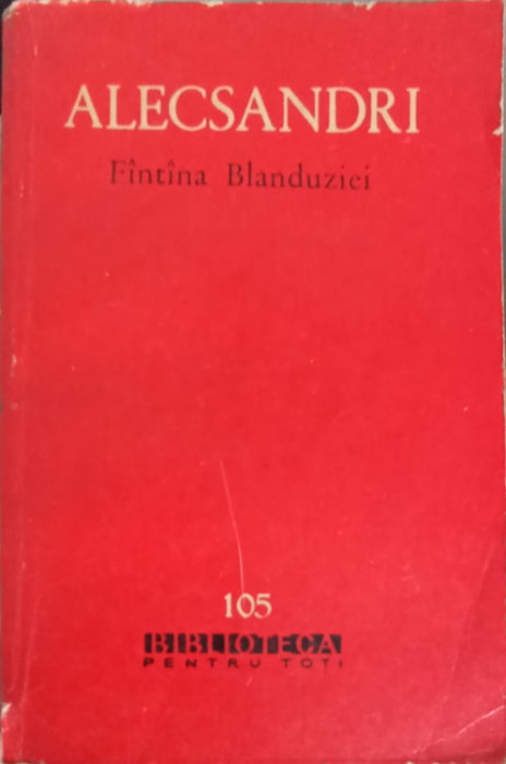 FANTINA BLANDUZIEI. TEATRU VOL.2-VASILE ALECSANDRI