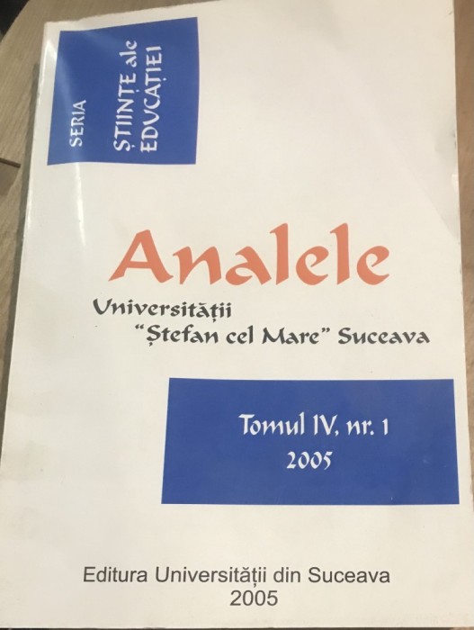AMS3 Analele USV 2005