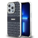 Husa iPhone 15 Pro - DKNY IML Mono &amp; Stripe MagSafe (DKHMP15LHRHSEK) - Black