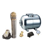 Kit complet sistem hidrofor, pompa submersibila Omnigena SKM 150/50, rezervor de 50 litri din inox, presostat, racord 5 cai, manometru, OM0061/50I