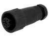 Mufă WA22 mamă 4 PIN IP67 16A 400V aurit