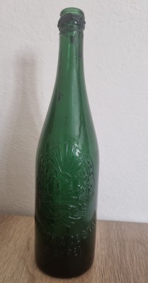 Sticla de bere stema RPR foto