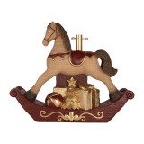 Cumpara ieftin Suport brad Craciun Calut ceramica multicolora 73x21x61 cm