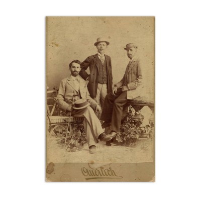 Ilarie Chendi, fotografie de cabinet, atelier W. Auerlich foto
