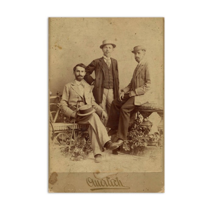 Ilarie Chendi, fotografie de cabinet, atelier W. Auerlich
