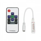 Cumpara ieftin Mini Controller Banda LED RGB 12V cu Telecomanda RF 10 Taste, Delight