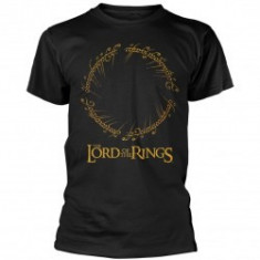 Tricou Unisex The Lord Of The Rings: Ring Inscription Gold foto