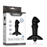 Stimulator Prostata Lovetoy Anal Indulgence, 10 Vibratii, Silicon, Negru, Rezistent Apa, 15cm