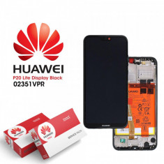 Display Huawei P20 Lite 2018 Cu Rama Si Baterie Original Negru foto