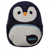 Rucsac scoala/Gradinita/Afterschool, model 3D Pinguin - Material Durabil Neopren, Design Adorabil, Usor de Curatat, Rezistent, Perfect pentru Copii, S, Unisex