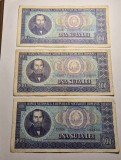 Lot 3 bancnote 100 lei 1966