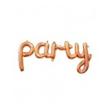 Balon Folie Rose Gold PARTY 110 x 45 cm