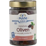 Masline Kalamata Mani fara samburi, Raw Vegan, Eco, cu Oregano, 175g