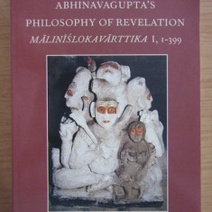 Abhinavagupta's philosophy of revelation / Jürgen Hanneder
