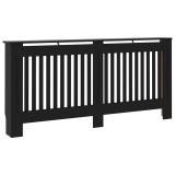 Masca de calorifer, negru, 172 x 19 x 81,5 cm, MDF