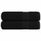 vidaXL Prosoape de duș 2 buc Negru 70x140 cm 360 g/m&sup2; 100% bumbac 136953