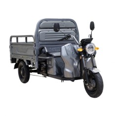 Triciclu Electric, FARA Permis, 25km/h, Motor 3900W, Volta Hercules, Tuk Tuk, 72V, 45Ah, 50 km autonomie, Gri