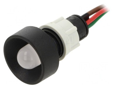 Lampă de Control LED Roșie/Verde 24V 13mm foto