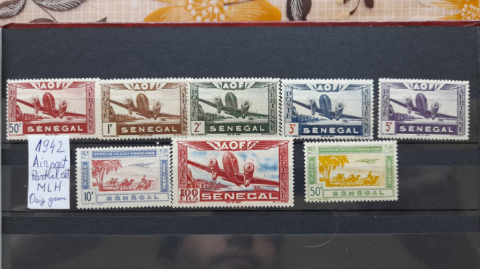 1942-Senegal-PA-Partial set-MLH