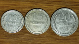 Rusia URSS -SUPEROFERTA set argint - 10 15 20 Kopecks / Kopeks / Copeici -Stalin