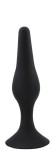 Dop Anal Vivian Medium Silicon Negru 11 cm Guilty Toys