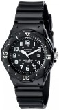 Cumpara ieftin Ceas Dama Casio Collection LRW-200H-1B, Analog, Quartz, Rezistent Apa 10 ATM, Curea Rasina, Negru/Alb