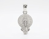 Cumpara ieftin Pandantiv Medalion din Argint 925 Fecioara Maria , Medalia Miraculoasa si Protectie Divina