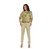 Pantaloni Dama Bej - S