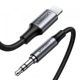 Cablu Audio Lightning - 3.5mm UGREEN US315 (70509), 1m, Negru