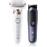 Braun Silk-&eacute;pil &amp; All in One Aparat de tuns și ras ambalaj economic