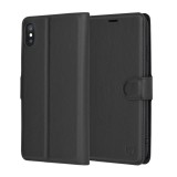 Husa iPhone XS Max Techsuit Leather Folio, negru