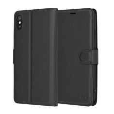 Husa iPhone XS Max Techsuit Leather Folio, negru foto