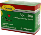 Cumpara ieftin Spirulina cu extract total de catina, 40 comprimate, Hofigal
