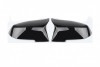 Capace oglinda tip BATMAN compatibile cu BMW Seria 1 2004 - 2011 E87 negru lucios Cod:BAT10008
