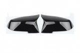 Capace oglinda tip BATMAN compatibile cu BMW Seria 1 2011 - 2019 F20 negru lucios BAT10009