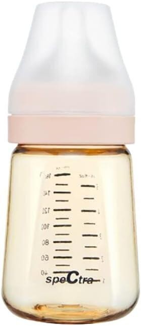 Biberon anticolici premium cu tetina S, galben (160 ml)