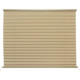 Jaluzea Plisata Autoadeziva, CBD CORAL BEST DEALS, Eleganta si Practicitate pentru Fereastra ta, din PVC Textil, 60 x 150 cm, Culoare Crem 60 cm 150 c