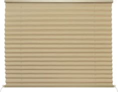 Jaluzea Plisata Autoadeziva, CBD CORAL BEST DEALS, Eleganta si Practicitate pentru Fereastra ta, din PVC Textil, 60 x 150 cm, Culoare Crem 60 cm 150 c