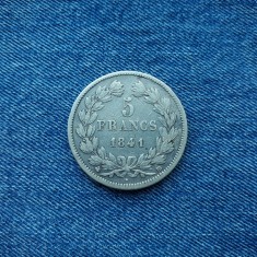 #6 - 5 Francs 1841 Franta franci argint