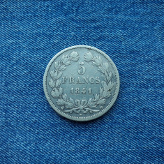 #6 - 5 Francs 1841 Franta franci argint