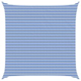 vidaXL P&acirc;nză de umbră Albastru și Alb 6 x 6 m HDPE 42032873