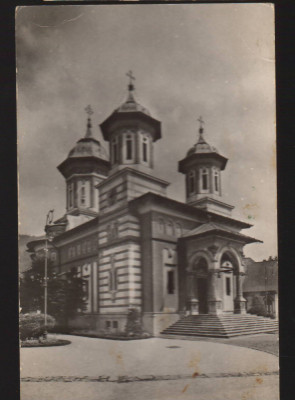 CPIB 21032 CARTE POSTALA - SINAIA. BISERICA NOUA A MANASTIRII, RPR, NECIRCULATA foto