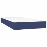 Cumpara ieftin Saltea cu arcuri buzunar, fermitate medie, albastru, 100x200x20 cm, textil